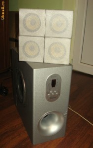 Sistem TEVION 4 sateliti + woofer activ