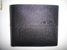 PORTOFEL  PRADA  BLACK FOR MAN (DIN PIELE) foto