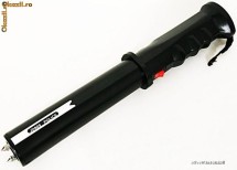 NOU!!! Baston POLICE electrosoc 2500KV + lanterna sirena husa