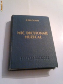 A.Doljanski - Mic dictionar muzical foto