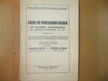 Codul de procedura fiscala 1946 foto