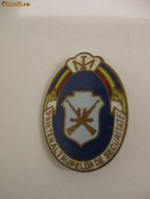 Insigna- nr7-COLECTIE- SECURITATE