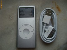 Vand APPLE iPod Nano ORIGINAL, model no. A1199, generatia 2, de 2GB, pe Gri foto