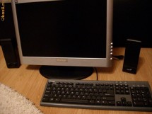 MONITOR LCD HORIZON + BOXE SI TASTATURA CADOU!!!!! foto