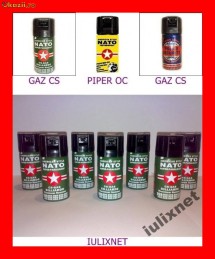 SPRAY AUTOAPARARE NATO CU GAZ CS SAU PIPER 40ml IRITANT LACRIMOGEN IMPORT GERMANIA !!
