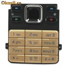 Tastatura Nokia 6300 gold photo Tastatura Nokia 6300 gold