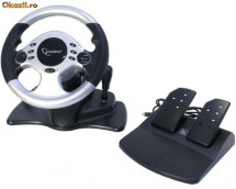 joystick pc volan cu pedale gembird