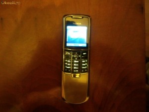 vand nokia 8800 silver foto