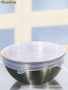 Set 5 capace elastice din silicon