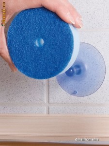 Suport cu bureti colorati foto