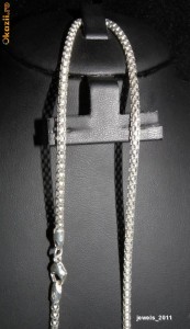Lantisor Argint de 46 cm (50X32) foto