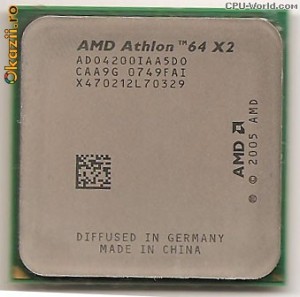Procesor dual-core AMD Athlon 64 X2 4000+ Brisbane - socket AM2 - 180 lei foto