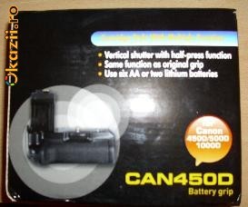 battery gripp pentru canon 500d,1000dsau 450d foto mare