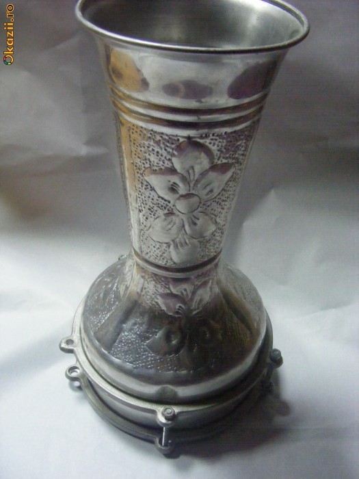 DARBUKA  ORIENTALA VECHE CU PIELE CARIOARA ,CONF. MANUAL foto mare
