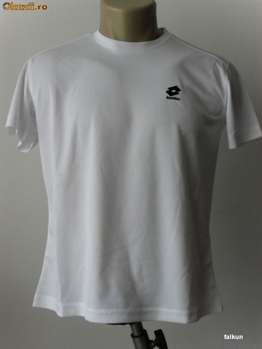 TRICOU NOU ORIGINAL LOTTO ALB foto mare