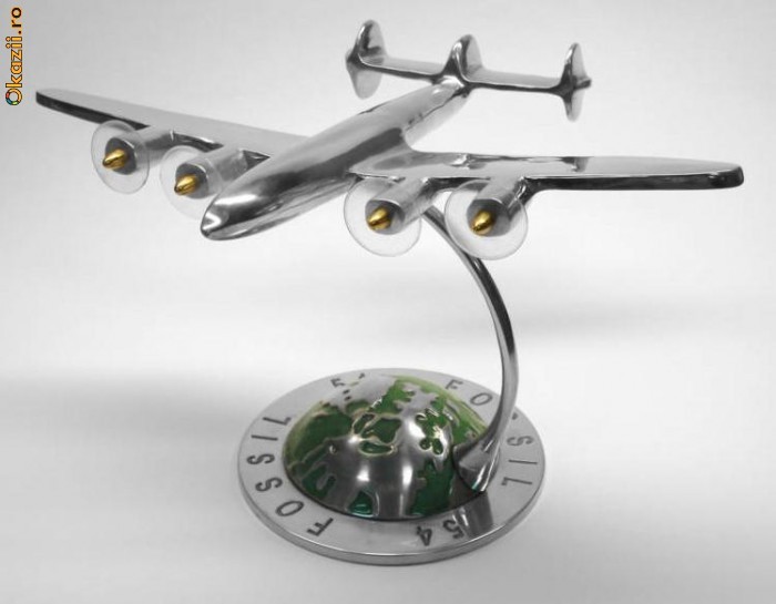 Fossil avion de birou vintage  nou!  Super cadou! foto mare