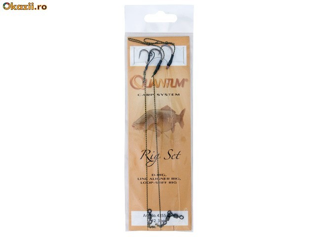 Set 3 monturi crap "Carp Rig A"- Quantum foto mare