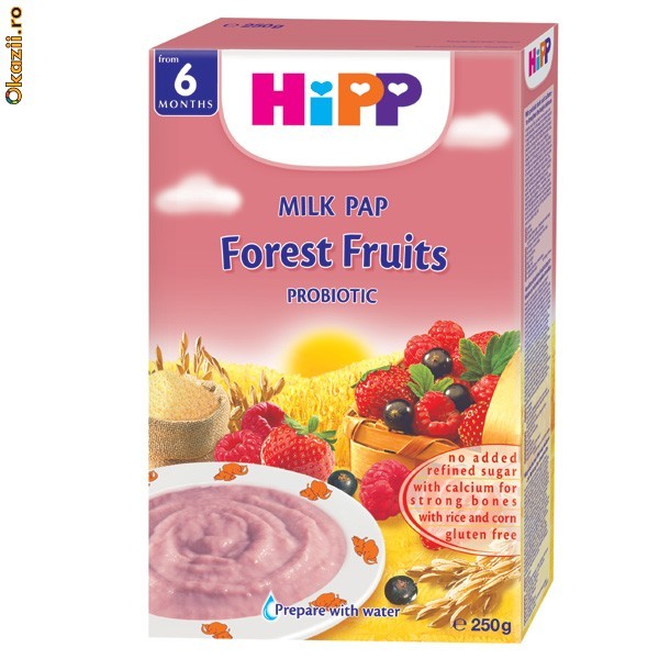 HiPP Cereale cu fructe de padure - 250gr foto mare