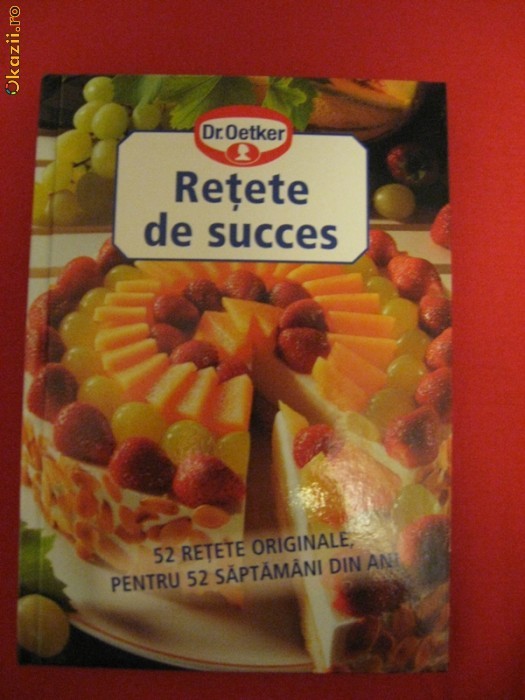 Carte de bucate (prajituri) DR OETKER, noua, doar 25 lei foto mare