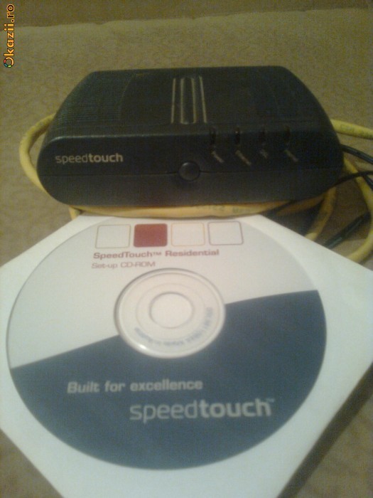 MODEM THOMSON ADSL SPEEDTOUCH-INTERNET ROMTELECOM foto mare