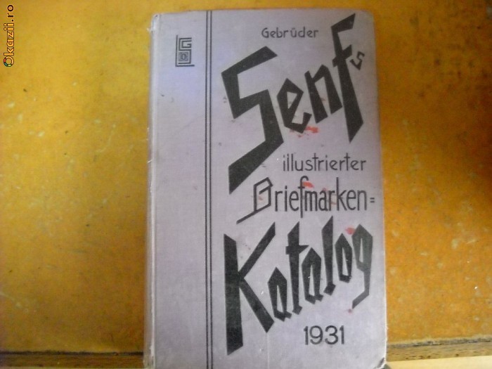 CATALOG DE TIMBRE-GERMAN ILUSTRAT 1931 foto mare