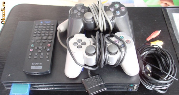 PLAYSTATION 2 COMPLET(VOLAN PEDALE JOYSTEAK JOCURI) foto mare