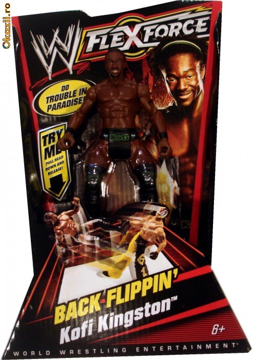 Figurina WWE - Kofi Kingston foto mare