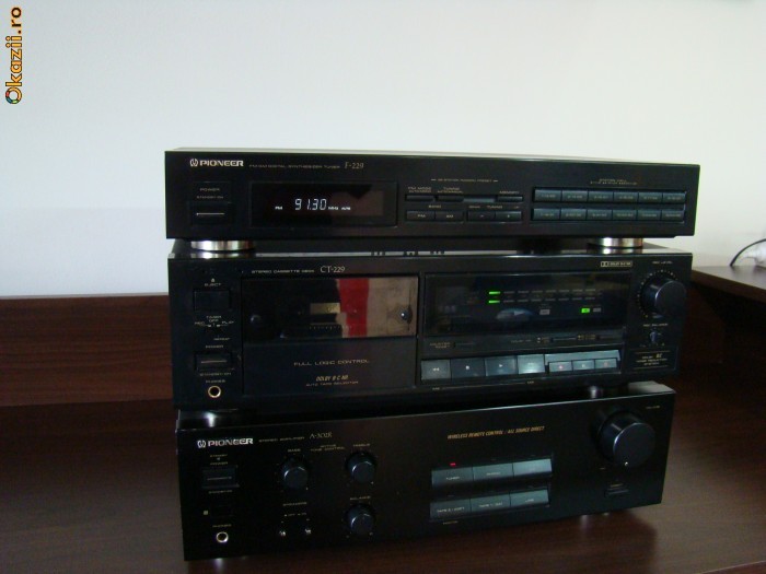 Sistem audio PIONEER , 3 componente foto mare