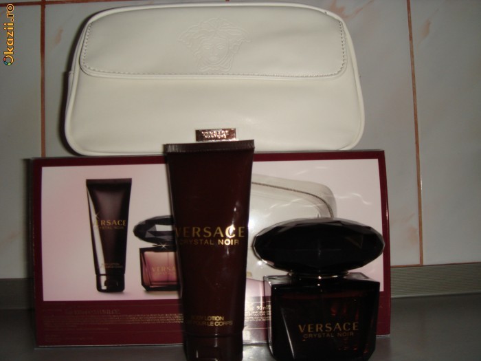 CRYSTAL NOIR VERSACE - SET 90 ml eau de toilette + 100 ml body lotion foto mare