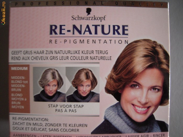 RE-NATUREsolutie ptr. repigmentare par SCHWARZKOPF foto mare