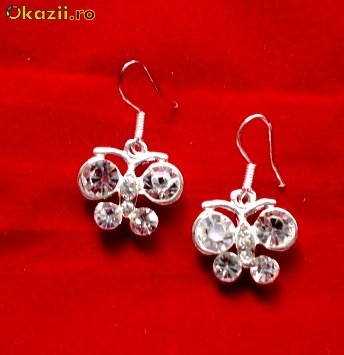 Cercei DIAMONDS of BEAUTY ,marimi si design unicat C44 foto mare