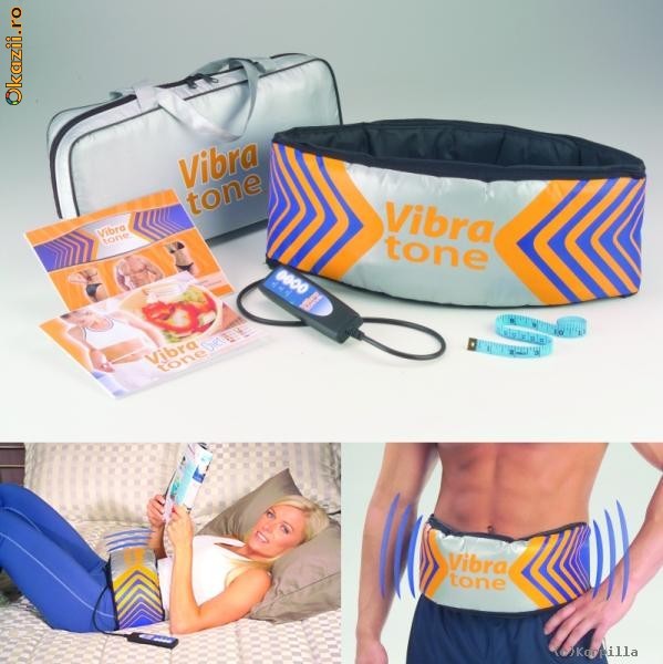 VIBRATONE CENTURA DE MASAJ ANTICELULITIC TRANSPORT GRATUIT PRIN POSTA SAU DOAR 9.9 LEI PRIN FAN COURIER+CADOU IN VALOARE DE MAXIM 10 LEI foto mare