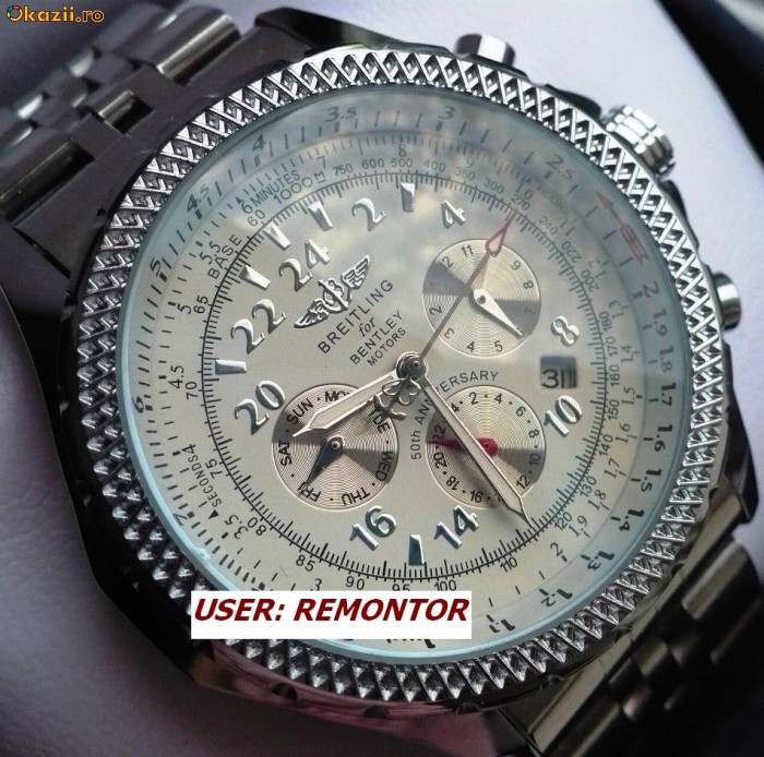 Ceas BREITLING for Bentley Motors, automatic -  LIMITED EDITION 2011 foto mare
