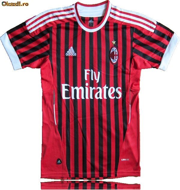 Tricou AC Milan Home 2011/2012 foto mare