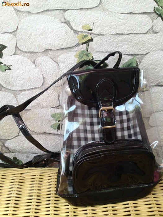 Rucsac mic transparent foto mare