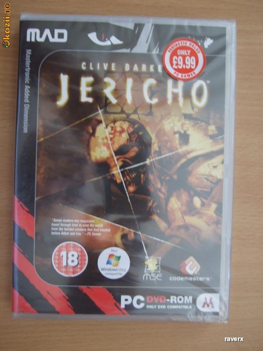 Jericho - joc PC original, sigilat foto mare