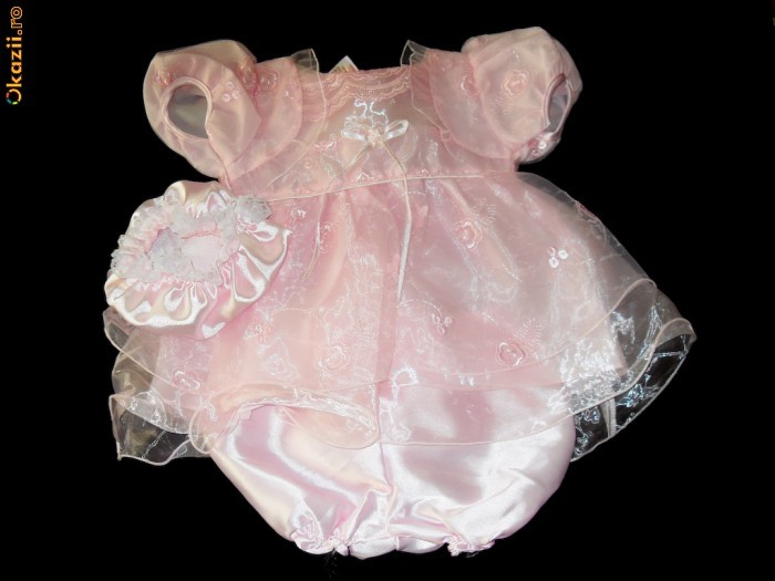 Rochita botez/Rochie botez 6-12luni/Rochie ocazie speciala/Botez foto mare