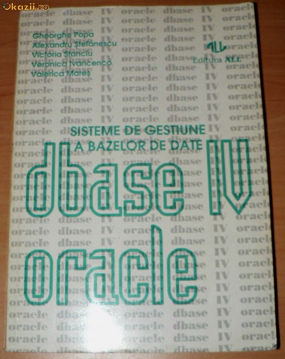 Dbase IV Oracle - editura All - foto mare