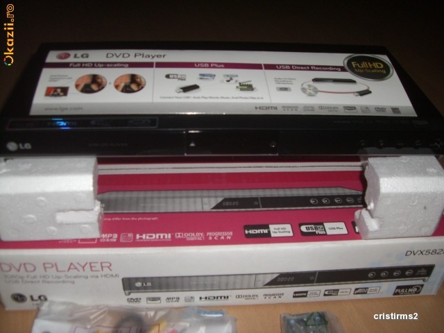 dvd player LG GVX582 H,hdmi,usb,garantie foto mare