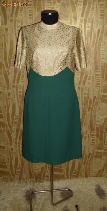 Rochie vintage de seara,anii 60 foto mare