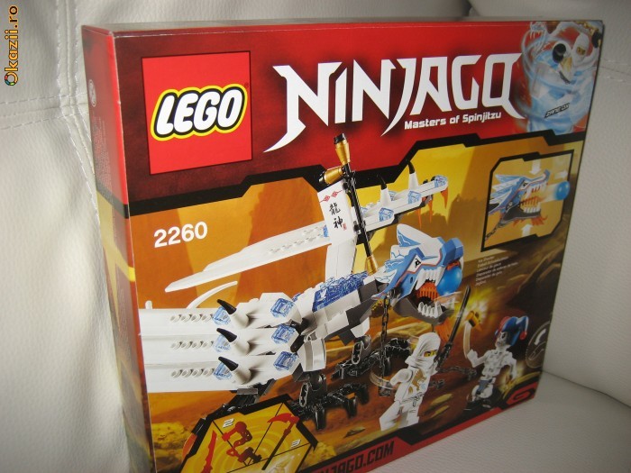 lego ninjago model 2260 masters of spinjitzu  7-14 ani foto mare