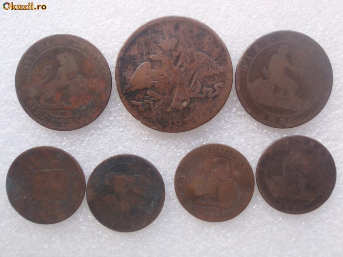 LOT MONEZI BRONZ foto mare