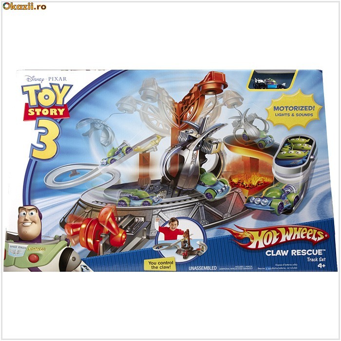 *** MATTEL Toy Story 3 CLAW RESCUE Track Set, Disney Pixar, Jucarie Copii / Baieti, 100% AUTENTIC R2524 *** foto mare