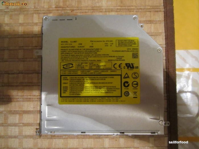 Unitate Optica Laptop Dell XPS M1330 dvd-rw + Panglica de conectare cu placa de baza foto mare