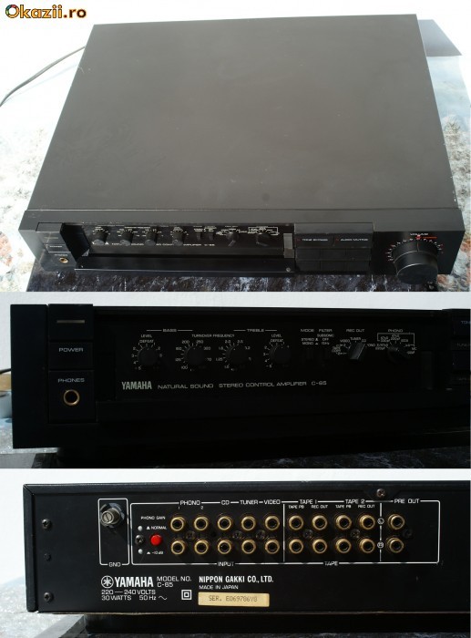 Preamplificator YAMAHA C-65 foto mare