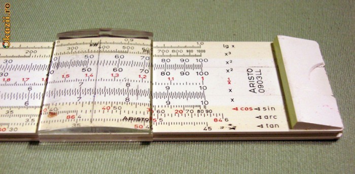 Rigla de calcul marca Aristo foto mare