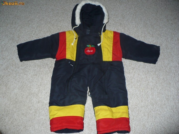 COSTUM DE IARNA COPII TIP COSMONAUT 7 - 12 LUNI foto mare