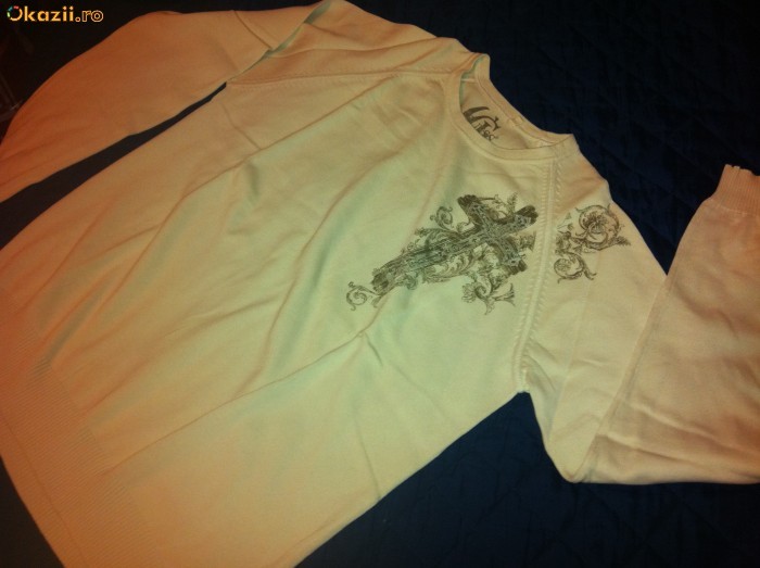 Bluza Guess Crem pentru Barbati foto mare