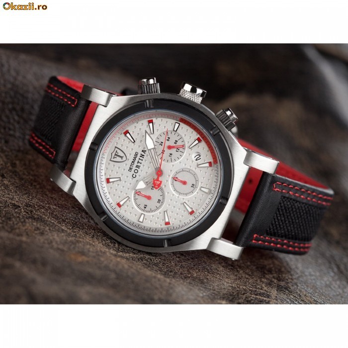 CEAS Chronograph DETOMASO Cortina Silver foto mare