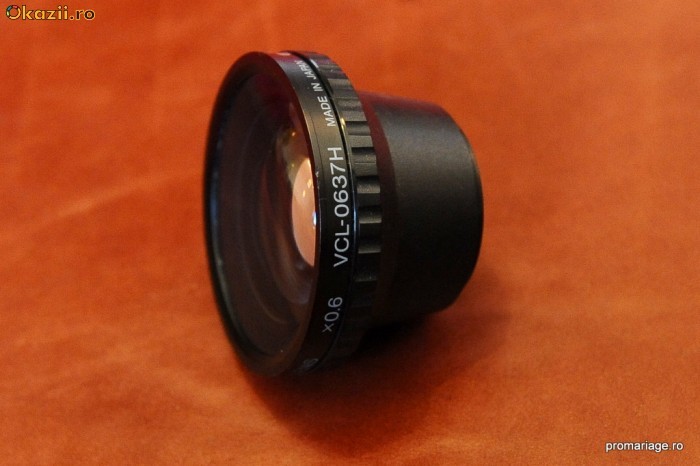 obiectiv sony vcl-0637H wide adaptor foto mare